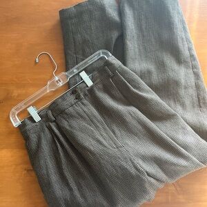 Houndstooth Patterned Trousers